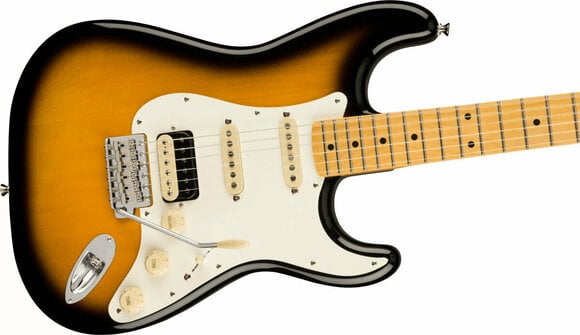 Guitare électrique Fender JV Modified 50s Stratocaster HSS MN 2-Tone Sunburst - 4