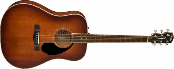 electro-acoustic guitar Fender PD-220E Dreadnought OV All MAH Aged Cognac Burst - 3