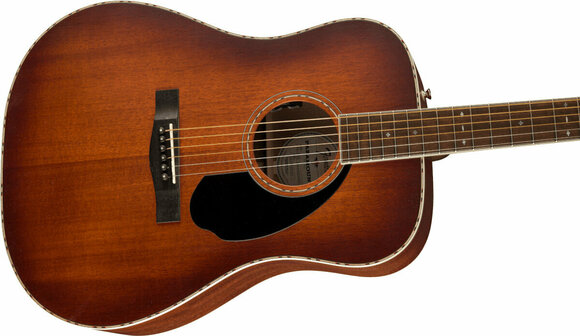 elektroakustisk gitarr Fender PD-220E Dreadnought OV All MAH Aged Cognac Burst - 4
