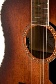 electro-acoustic guitar Fender PD-220E Dreadnought OV All MAH Aged Cognac Burst - 7