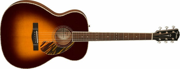 Electro-acoustic guitar Fender PO-220E Orchestra OV 3-Tone Sunburst - 3
