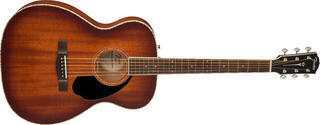 Elektroakustická kytara Fender PO-220E Orchestra OV All MAH Aged Cognac Burst Elektroakustická kytara - 2