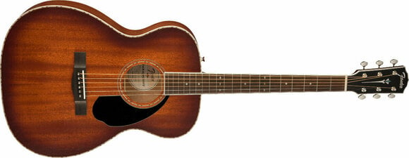Elektroakustická kytara Fender PO-220E Orchestra OV All MAH Aged Cognac Burst - 3