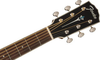 Elektroakustická kytara Fender PO-220E Orchestra OV All MAH Aged Cognac Burst Elektroakustická kytara - 4