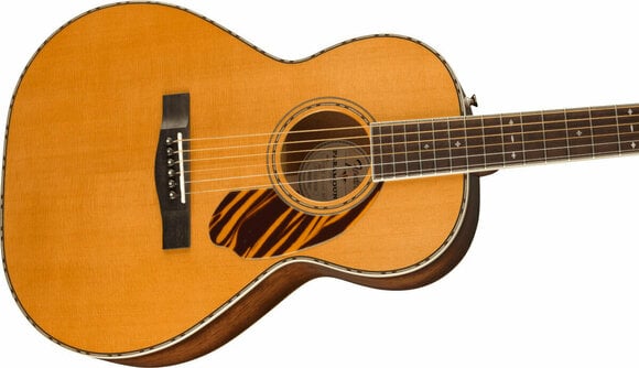 Elektroakusztikus gitár Fender PS-220E Parlor OV Natural - 4