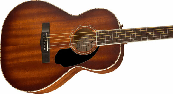 Elektroakusztikus gitár Fender PS-220E Parlor OV All MAH Aged Cognac Burst - 4