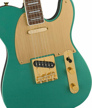 Elektrische gitaar Fender Squier 40th Anniversary Telecaster Gold Edition LRL Sherwood Green Elektrische gitaar - 3