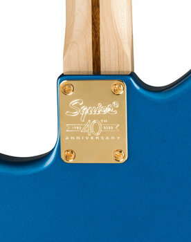 Electric guitar Fender Squier 40th Anniversary Jazzmaster Gold Edition LRL Lake Placid Blue - 7