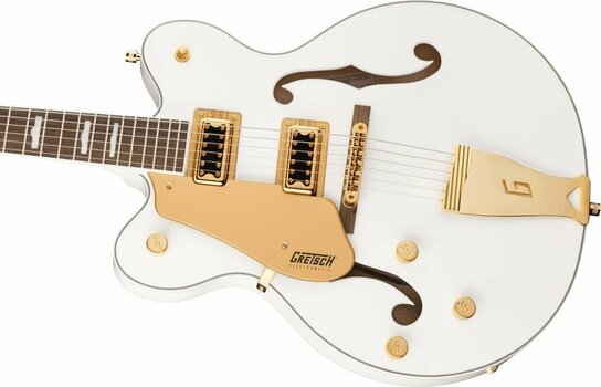 Semi-Acoustic Guitar Gretsch G5422GLH Electromatic DC LRL Snowcrest White - 3