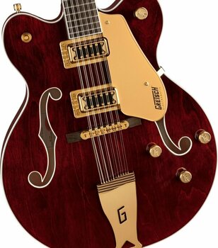 Halvakustisk guitar Gretsch G5422G-12 Electromatic DC LRL Walnut Stain - 4