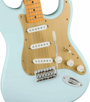 Elektrisk guitar Fender Squier 40th Anniversary Stratocaster Vintage Edition MN Satin Sonic Blue Elektrisk guitar - 3