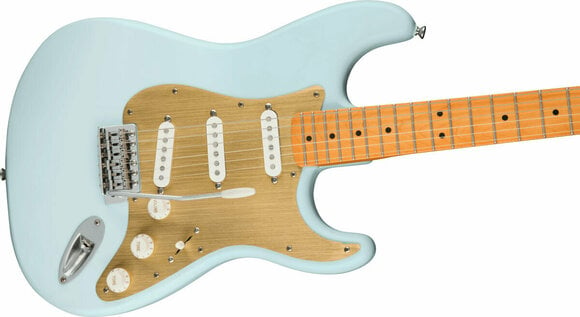 Electric guitar Fender Squier 40th Anniversary Stratocaster Vintage Edition MN Satin Sonic Blue - 4
