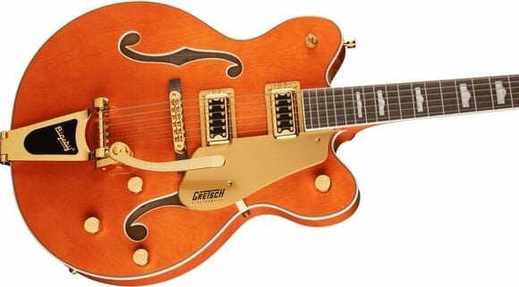 Ημιακουστική Κιθάρα Gretsch G5422TG Electromatic DC LRL Orange Stain - 3