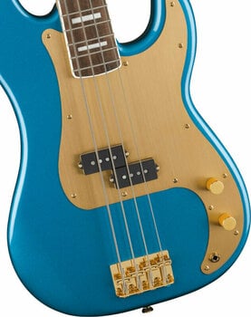 Elektrische basgitaar Fender Squier 40th Anniversary Precision Bass Gold Edition LRL Lake Placid Blue - 3