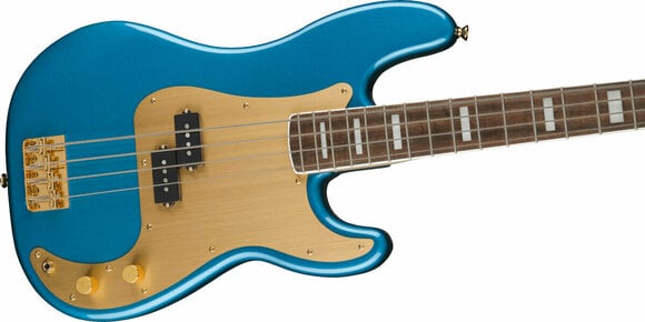 Basso Elettrico Fender Squier 40th Anniversary Precision Bass Gold Edition LRL Lake Placid Blue - 4