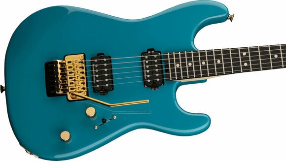 Elektromos gitár Charvel Pro-Mod San Dimas Style 1 HH FR EB Miami Blue - 3