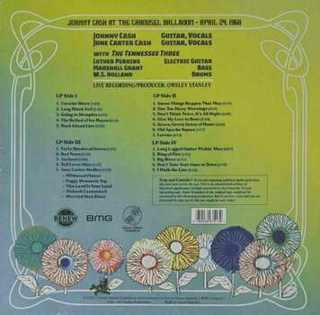 Vinylskiva Johnny Cash - Bear's Sonic Journals: Johnny Cash At The Carousel Ballroom, April 24 1968 (2 LP) - 3