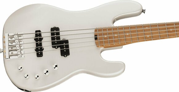 5-string Bassguitar Charvel Pro-Mod San Dimas Bass PJ V Platinum Pearl - 4