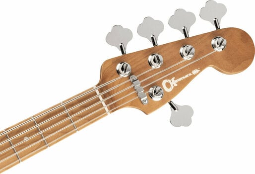 5-string Bassguitar Charvel Pro-Mod San Dimas Bass PJ V Platinum Pearl - 5