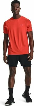 Running shorts Under Armour UA Iso-Chill Run 2-in-1 Black/Black/Reflective L Running shorts - 11