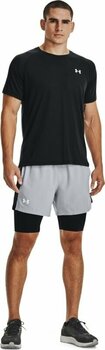 Running shorts Under Armour Men's UA Launch 5'' 2-in-1 Shorts Mod Gray/Black L Running shorts - 8