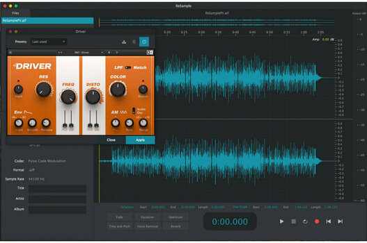 Štúdiový softwarový Plug-In efekt 2nd SENSE ReSample (Digitálny produkt) - 2