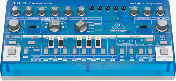 Synthesizer Behringer TD-3 Transparent Blue - 2