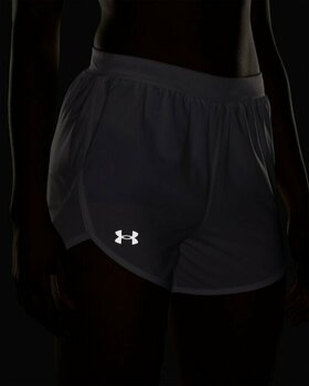 Shorts de course
 Under Armour UA W Fly By Elite White/White/Reflective S Shorts de course - 6