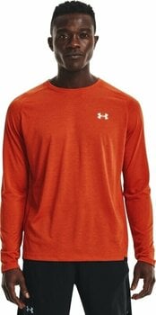 Running t-shirt with long sleeves Under Armour UA Streaker Fox/Fox/Reflective XL Running t-shirt with long sleeves - 3