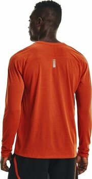 Running t-shirt with long sleeves Under Armour UA Streaker Fox/Fox/Reflective XL Running t-shirt with long sleeves - 4