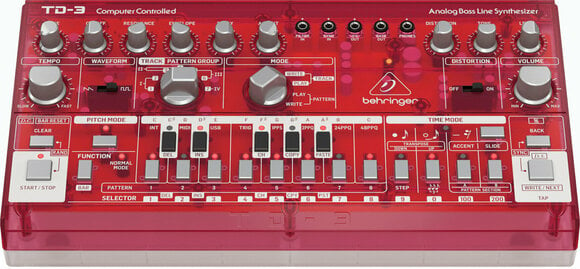 Synthesizer Behringer TD-3 Transparent Red - 2