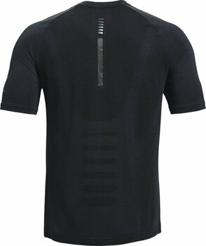 Majica za trčanje s kratkim rukavom Under Armour UA Seamless Run Anthracite/Black/Reflective XL Majica za trčanje s kratkim rukavom - 2