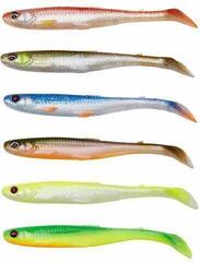 Soft Lure Savage Gear Slender Scoop Shad Green Yellow - 1