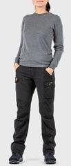 Pantaloni Fjällräven W Nikka Roșu Bordeaux - 6
