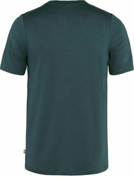 T-shirt de exterior Fjällräven Abisko Wool Classic SS Navy XL T-Shirt - 2
