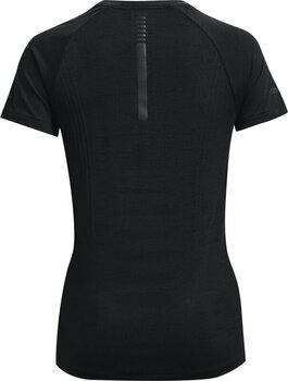 Hardloopshirt met korte mouwen Under Armour UA W Seamless Run Black/Black/Reflective M Hardloopshirt met korte mouwen - 2