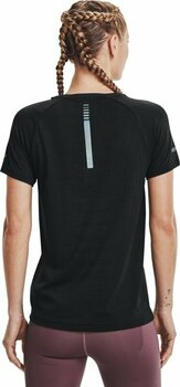 Hardloopshirt met korte mouwen Under Armour UA W Seamless Run Black/Black/Reflective M Hardloopshirt met korte mouwen - 4