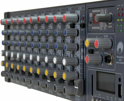 Смесителен пулт Rack Omnitronic RM-1422FX USB Смесителен пулт Rack - 6