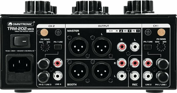 DJ-Mixer Omnitronic TRM-202 MK3 DJ-Mixer - 4