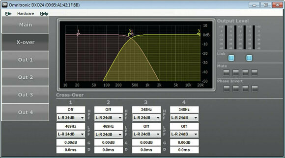 Frequenzweiche / Lautsprecher Omnitronic DXO-24E Frequenzweiche / Lautsprecher - 8