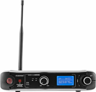 Conjunto de microfone de mão sem fios Omnitronic UHF-301 823 MHz - 2
