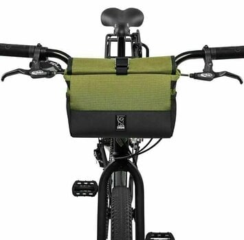 Cyklistická taška Chrome Doubletrack Bar Olive Branch 5 L - 7
