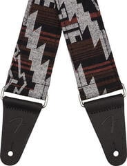 Gitaarriem Fender Zion Strap 2'' Gitaarriem Black Aztec - 1