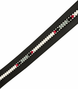 Leather guitar strap Fender Paramount Acoustic Leather Strap Leather guitar strap Black - 3