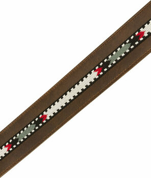 Leather guitar strap Fender Paramount Acoustic Leather Strap Leather guitar strap Brown - 3