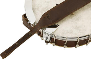 Gitárszíj Fender Paramount Banjo Leather Strap Gitárszíj Brown - 4