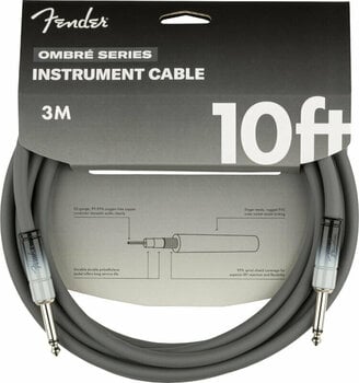 Instrument Cable Fender Ombré Series Grey 3 m Straight - 3