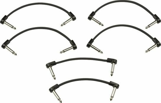Câble de patch Fender Blockchain Patch Cable Kit XS Noir Angle - Angle - 2