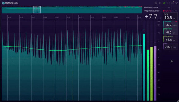 Mastering Software Signum Audio BUTE Loudness Analyser 2 (SURROUND) (Digital product) - 5
