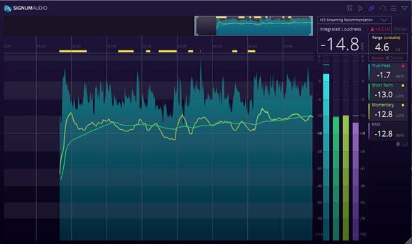 Software de masterização Signum Audio BUTE Loudness Analyser 2 (SURROUND) (Produto digital) - 6